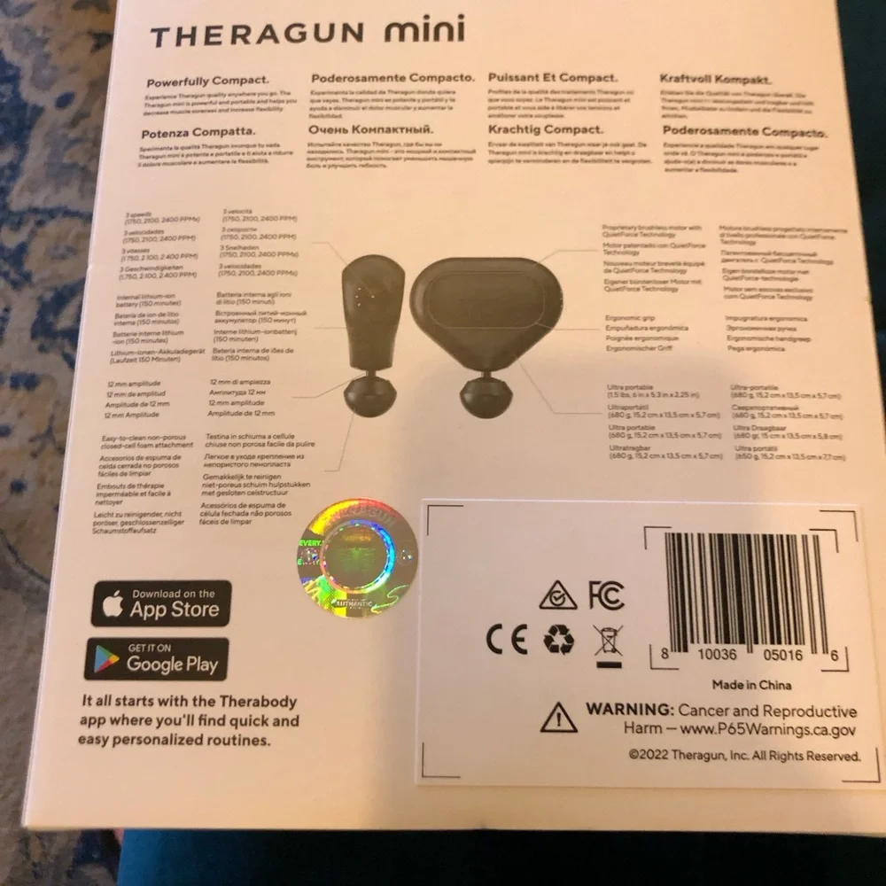 Theragun Mini Black Massage Device - Picture 5 of 8